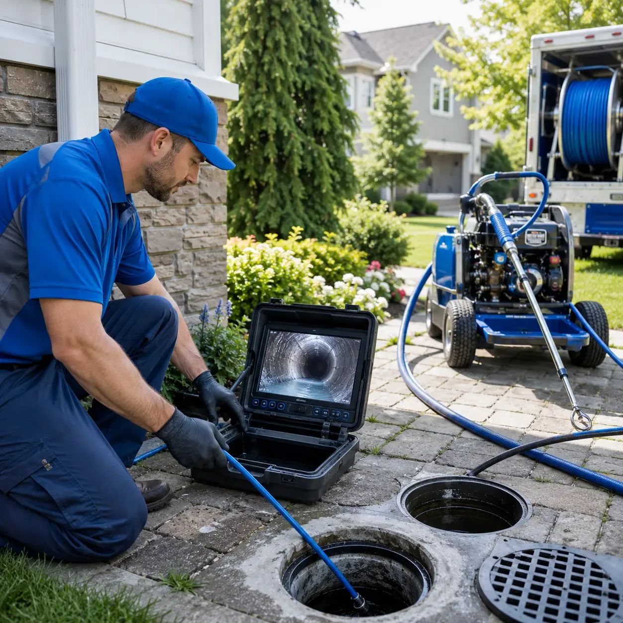 Outdoor drain cleaning professionals serving Oakdale, CT
